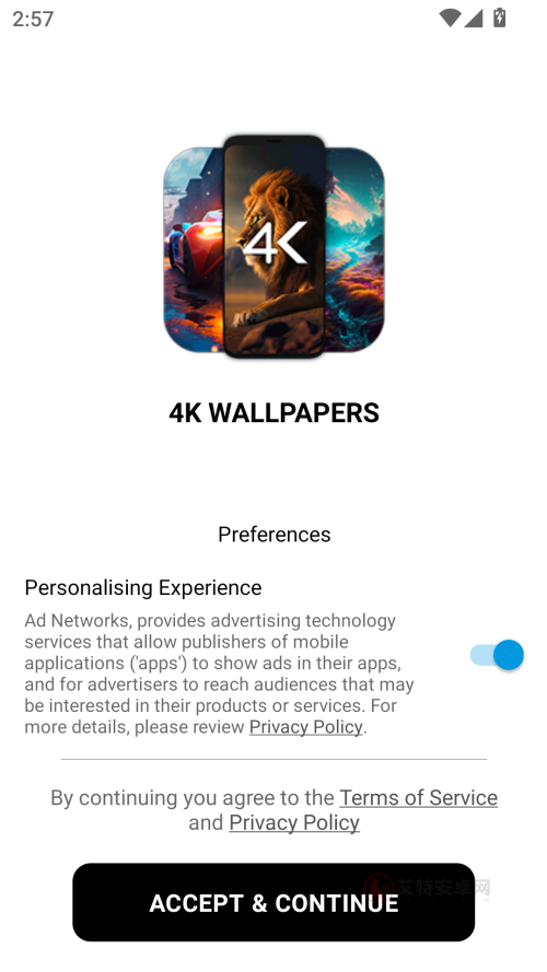 4K Wallpapers汉化版_https://m.itzol.com_手机美化_第1张
